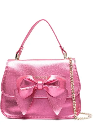 MONNALISA Metallic-Tasche mit Schleifendetail