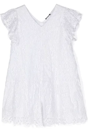 MONNALISA Spitzenkleid mit Rüschen