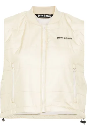Palm Angels Weste mit Logo-Print
