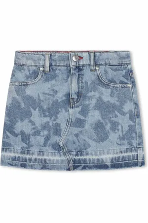HUGO BOSS Jeans-Minirock mit Stern-Print