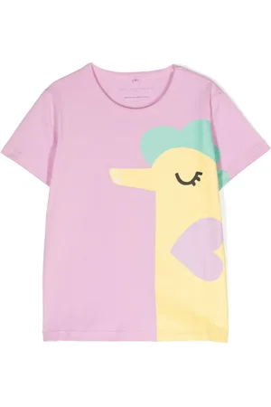 Stella McCartney T-Shirt mit Illustrations-Print