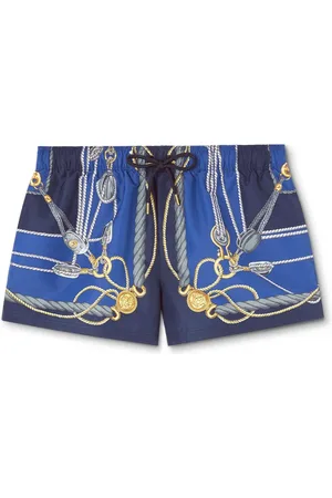 VERSACE Badeshorts mit Nautical-Print