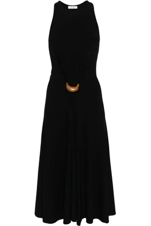 Salvatore Ferragamo Kleid mit Holzschnalle