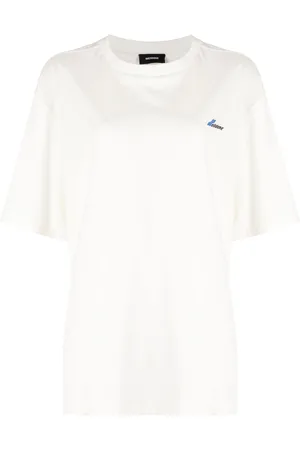 We11 Done T-Shirt mit Logo-Stickerei