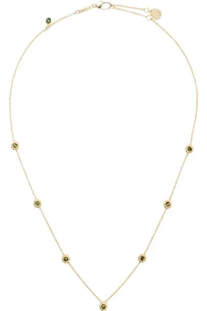 Brumani 18kt Joy Gelbgoldhalskette mit Turmalin und Diamant