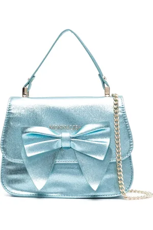 MONNALISA Metallic-Tasche mit Schleifendetail