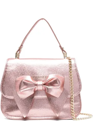 MONNALISA Metallic-Tasche mit Schleifendetail