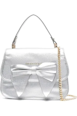 MONNALISA Metallic-Tasche mit Schleifendetail