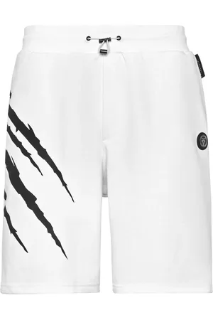 Philipp Plein Joggingshorts mit Scratch-Print