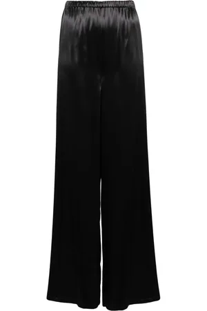Salvatore Ferragamo Satinhose mit weitem Bein