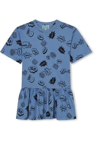 Kenzo Kleid mit Cartoon-Print