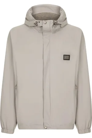 Dolce & Gabbana Kapuzenjacke mit Logo-Schild