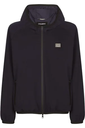 Dolce & Gabbana Kapuzenjacke mit Logo-Schild