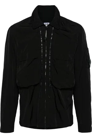 C.P. Company Kapuzen-Hemdjacke mit Linsen-Detail