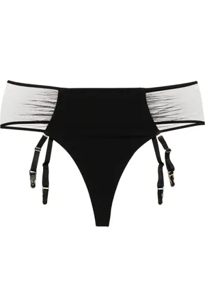 MAISON CLOSE Tanga mit Strumpfhalter