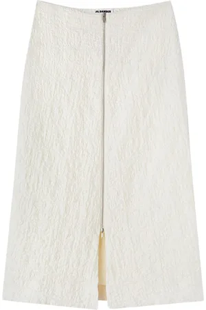 Jil Sander Midirock mit texturiertem Finish