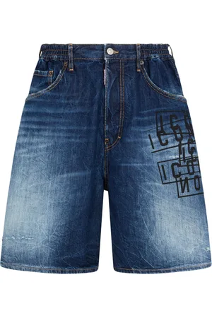 Dsquared2 Jeans-Shorts mit Logo-Print