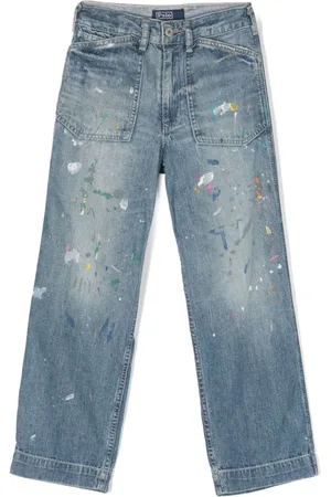 Ralph Lauren Jeans mit Farbklecksen