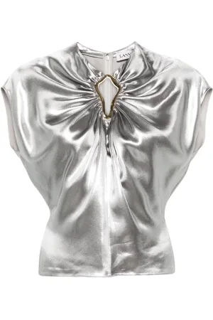 Lanvin Top mit Lamé