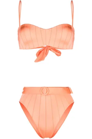 Noire Swimwear Bikini mit hohem Bund