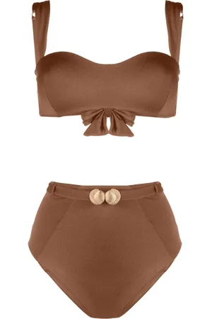 Noire Swimwear Bandeau-Bikini mit Muscheln