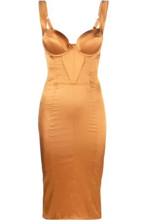 Noire Swimwear Kleid mit Korsett