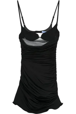 MUGLER Minikleid mit Rüschen
