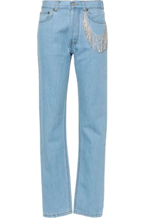Forte Dei Marmi Straight-Leg-Jeans mit Kristallen