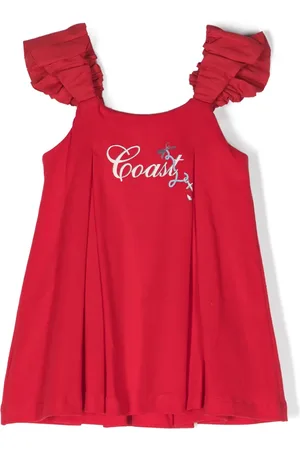 Lapin House Babydoll-Kleid mit Slogan-Print