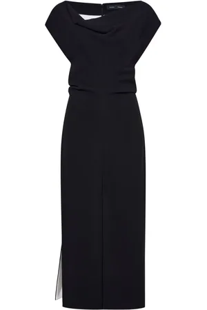 Proenza Schouler Rosa Maxikleid mit Wasserfallausschnitt