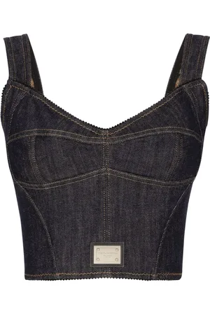 Dolce & Gabbana Top mit Logo-Applikation