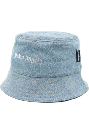 Palm Angels Jeanshut mit Logo-Print