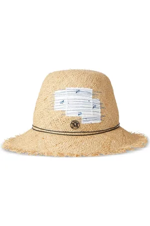 Le Mont St Michel Candice Fedora aus Stroh