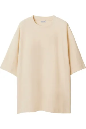 Burberry T-Shirt aus Frottee mit Logo-Jacquard