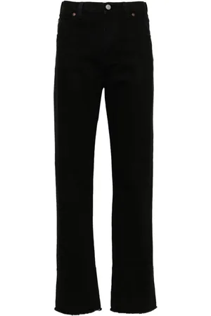 Victoria Beckham Gerade High-Waist-Jeans