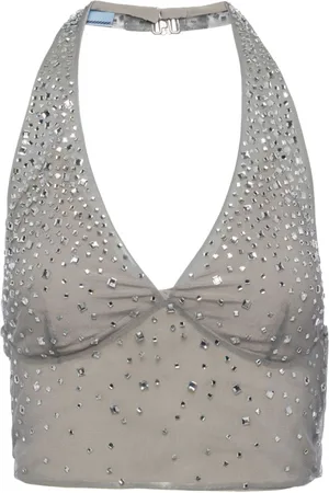 Prada Oberteil mit Kristallen