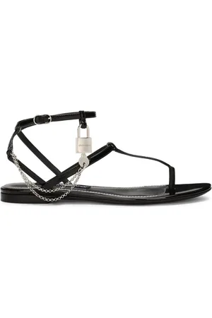 Dolce & Gabbana Flache Sandalen