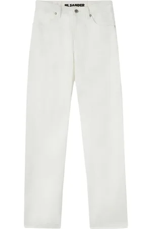 Jil Sander Gerade Cropped-Jeans