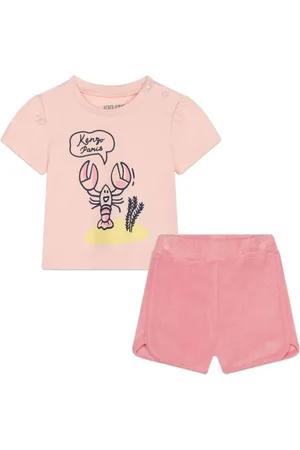 Kenzo Short-Set mit grafischem Print