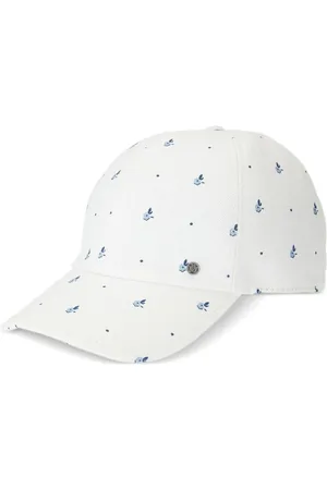 Le Mont St Michel Tiger Baseballkappe mit Blumen-Print