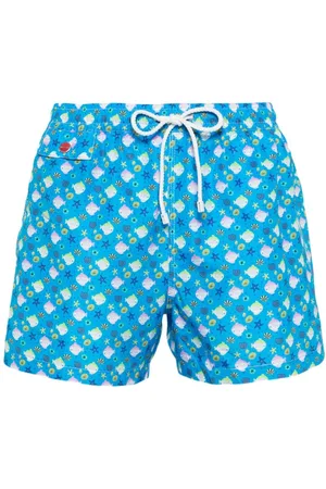 Kiton Badeshorts mit grafischem Print