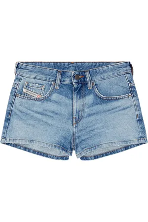 Diesel De-Yuba Jeans-Shorts im Distressed-Look