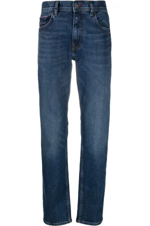 Tommy Hilfiger Halbhohe Straight-Leg-Jeans