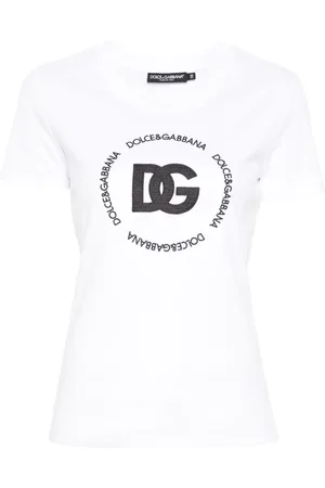 Dolce & Gabbana T-Shirt mit Logo-Stickerei
