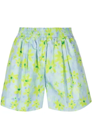 Marni Shorts mit Aquarellblumen-Print