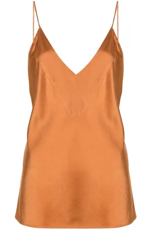 FORTE FORTE Satintop mit V-Ausschnitt