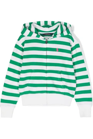 Ralph Lauren Gestreifter Hoodie mit Polo Pony