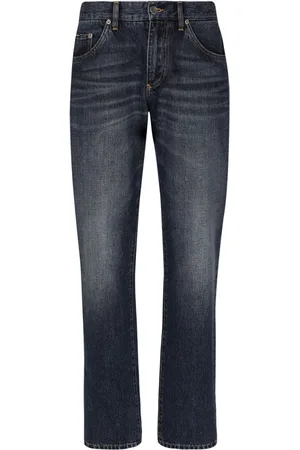 Dolce & Gabbana Gerade Jeans mit Tragefalten