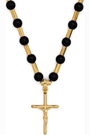 Dolce & Gabbana DNA Halskette mit Kreuzanhänger