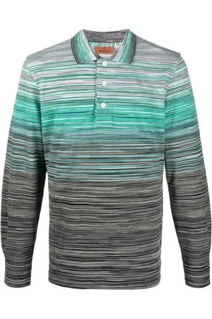Missoni Poloshirt mit Space-Dye-Muster